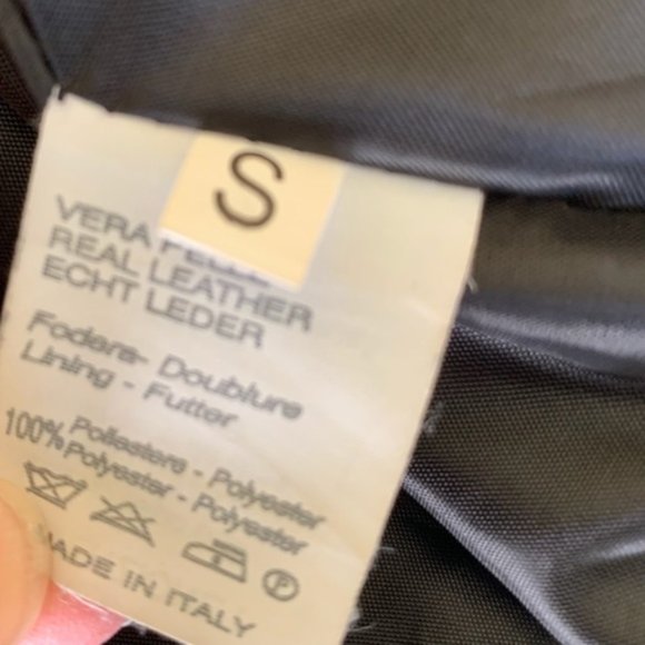 Real leather moto jacket - Picture 3 of 9